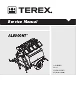 Preview for 1 page of Terex AL8000HT Service Manual