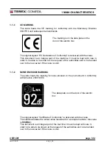 Preview for 12 page of Terex CBR 40H-4 Operating Instructions - Installation Maintenance