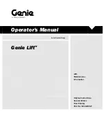 Предварительный просмотр 1 страницы Terex Genie Genie Lift Operator'S Manual