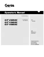 Terex Genie GS-2669DC Operator'S Manual preview