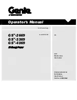 Preview for 1 page of Terex Genie GS-3369BE Operator'S Manual