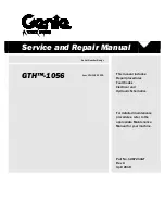 Preview for 1 page of Terex Genie GTH1056 Service And Repair Manual