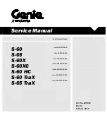 Terex Genie Lift Guard S-60 Service Manual preview