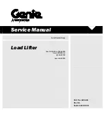 Terex Genie Load Lifter Service Manual preview