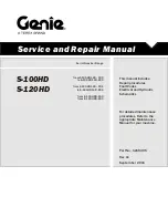 Terex Genie S-100HD Service And Repair Manual preview