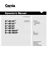 Preview for 1 page of Terex Genie S-40 HF Operator'S Manual