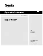 Terex Genie Super Hoist Operator'S Manual preview