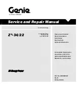 Terex Genie Z-34/22 Service And Repair Manual preview