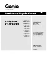 Terex Genie Z-45/25 DC Service And Repair Manual preview