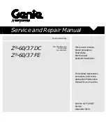 Preview for 1 page of Terex Genie Z-60 DC Service And Repair Manual