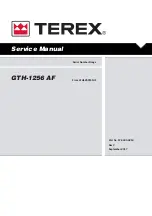 Terex GTH-1256 AF Service Manual preview