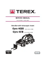 Terex Gyro 4020 Service Manual preview