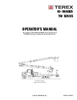 Preview for 1 page of Terex HI-RANGER TM Series Operator'S Manual