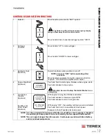 Preview for 41 page of Terex HI-RANGER TM Series Operator'S Manual