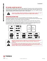 Preview for 50 page of Terex HI-RANGER TM Series Operator'S Manual