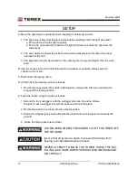 Предварительный просмотр 13 страницы Terex RL4000D2 Operator, Service & Parts Manual