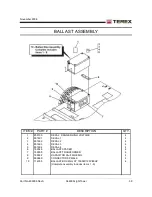 Предварительный просмотр 60 страницы Terex RL4000D2 Operator, Service & Parts Manual