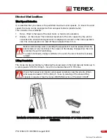 Предварительный просмотр 40 страницы Terex RT200-1 Operator'S Manual