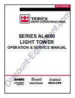 Terex Series AL4000 Operation & Service Manual preview