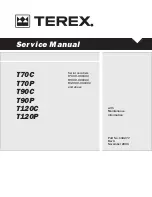 Terex T12009-000101 Service Manual preview