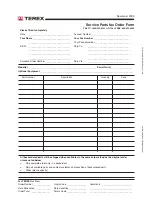 Предварительный просмотр 12 страницы Terex T12009-000101 Service Manual