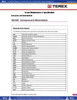 Preview for 242 page of Terex T300-1 Operator'S Manual