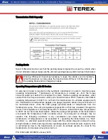 Preview for 350 page of Terex T300-1 Operator'S Manual