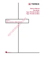 Preview for 5 page of Terex TC 210 LC Service Manual