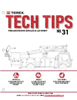 Terex TECH TIP 31 Manual preview