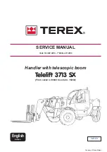 Terex Telelift 3713 SX Service Manual preview