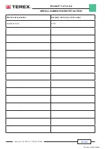 Preview for 8 page of Terex Telelift 3713 SX Service Manual