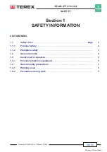 Preview for 17 page of Terex Telelift 3713 SX Service Manual