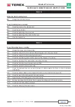 Preview for 89 page of Terex Telelift 3713 SX Service Manual