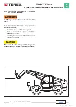 Preview for 110 page of Terex Telelift 3713 SX Service Manual