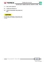 Preview for 117 page of Terex Telelift 3713 SX Service Manual