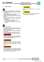 Preview for 150 page of Terex Telelift 3713 SX Service Manual