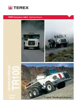 Preview for 1 page of Terex TR100 Operation Manual