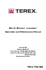 Terex TSV-70 Operation And Maintenance Manual preview