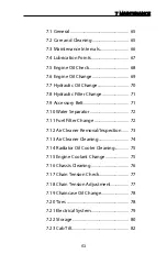 Preview for 65 page of Terex TSV-70 Operation And Maintenance Manual