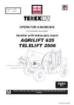 TEREXLIFT Agrilift 625 Operator'S Handbook Manual preview