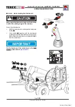 Preview for 58 page of TEREXLIFT Agrilift 625 Operator'S Handbook Manual