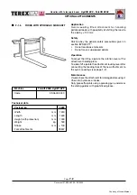 Preview for 114 page of TEREXLIFT Agrilift 625 Operator'S Handbook Manual