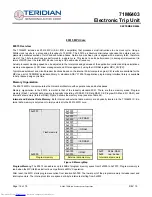 Preview for 14 page of Teridian 71M6403 Manual