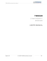 Предварительный просмотр 4 страницы Teridian 71M6534H User Manual