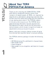 Preview for 2 page of TERK Technologies FDTV2A Owner'S Manual