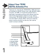 Предварительный просмотр 3 страницы TERK Technologies HDTVa Owner'S Manual