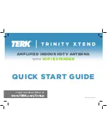 TERK Technologies Trinity Xtend Quick Start Manual preview