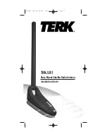 TERK Technologies TRK-SR1 Installation Manual предпросмотр