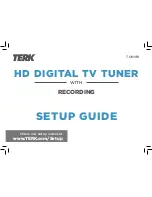 TERK Technologies TUNVR1 Setup Manual preview