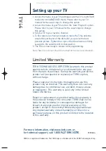 Preview for 14 page of TERK Technologies TV42 Owner'S Manual